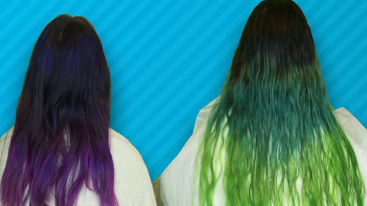 Como Hacer Degradado De Color En Tintes De Fantasia