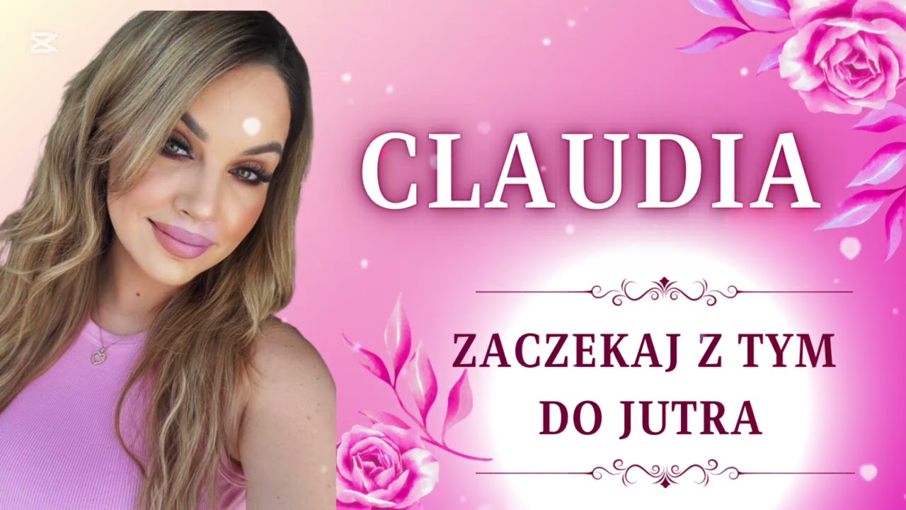 Claudia - Zaczekaj z tym do jutra 🩷 cover 2025 / Hit / Nowość 