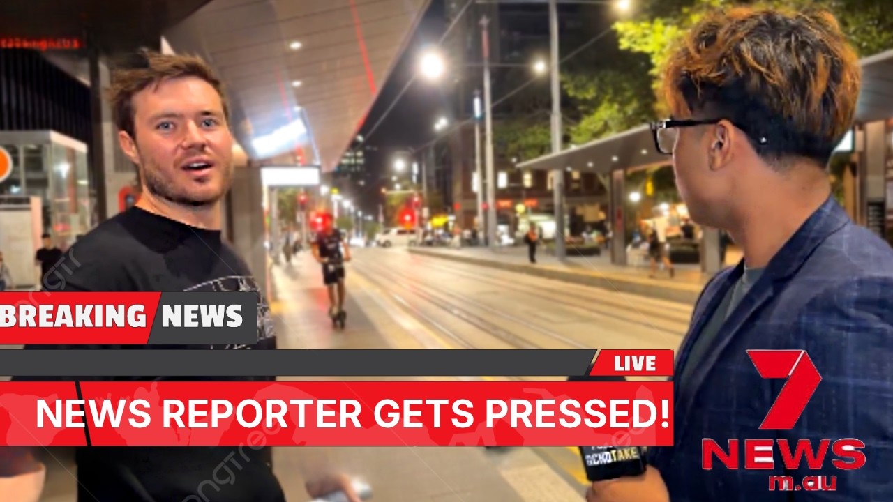 Fake Aussie News Reporter Prank!