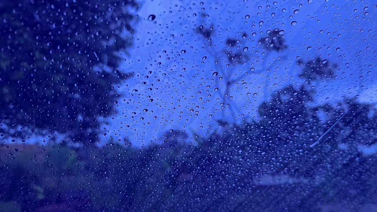 Drift Into a Peaceful Night Rain Sound On WindowㅣHeavy Rain for Sleep, Study & Relaxation,Meditation