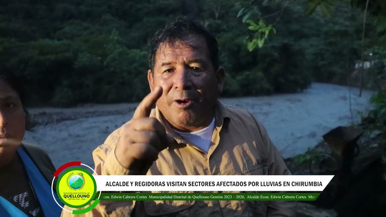 ALCALDE Y REGIDORAS VISITAN SECTORES AFECTADOS POR LLUVIAS EN CHIRUMBIA