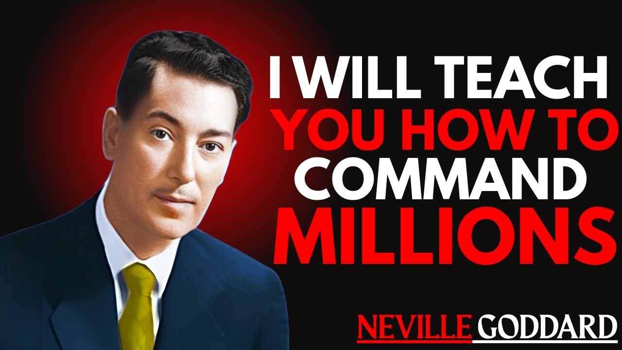 Title: I WILL TEACH YOU HOW TO COMMAND MILLIONS 💸 | Neville Goddard Style Manifestation