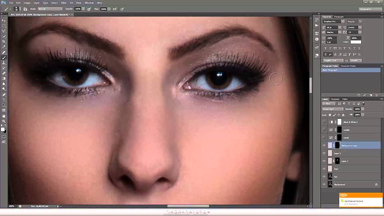 Speed photo retouch