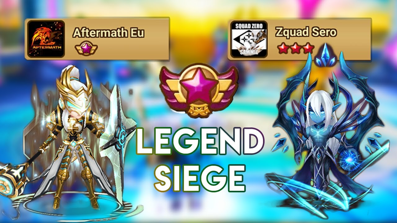 LEGEND SIEGE | Af: Legends VS Aftermath Eu VS Zquad Sero | Summoners war