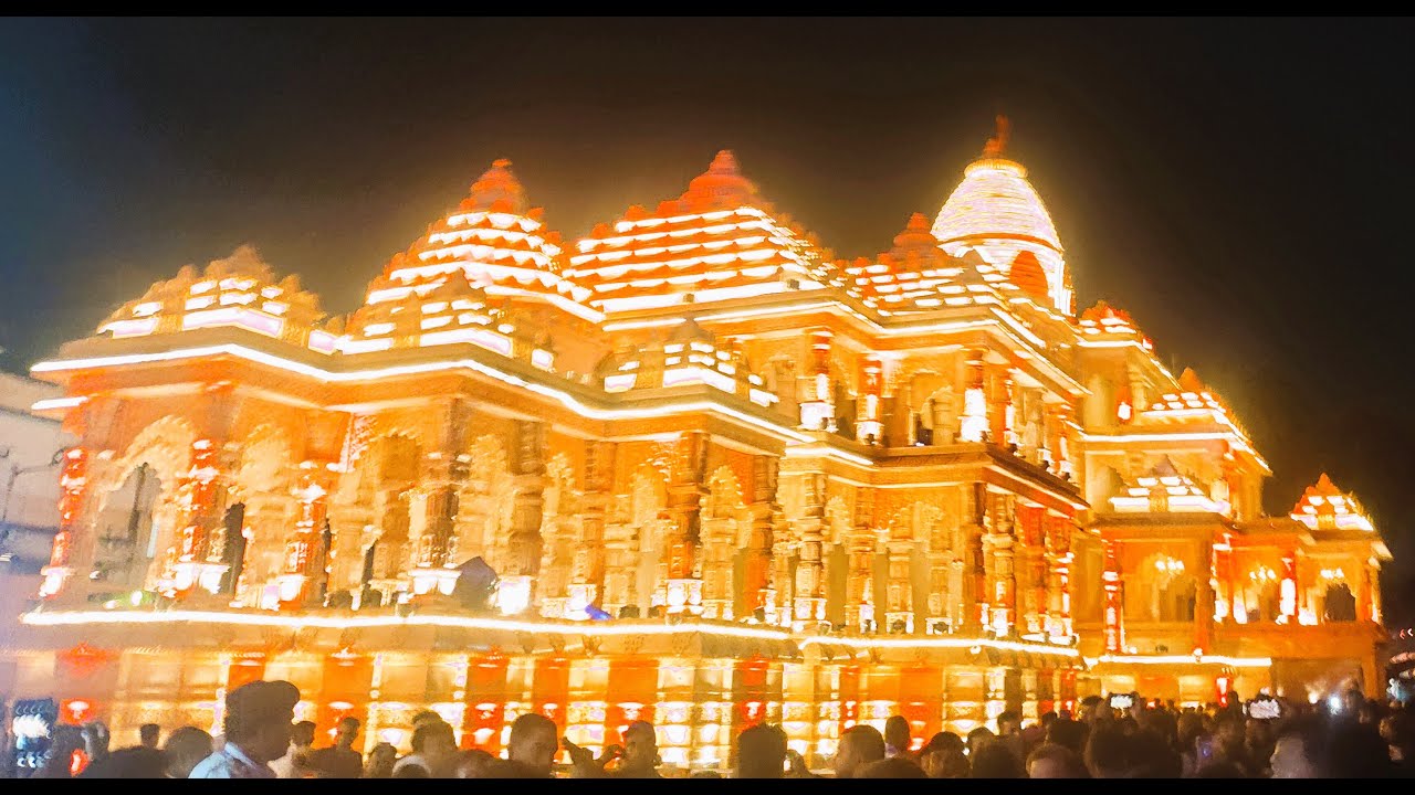 RAM MANDIR AYODHYA  |Jai Shree Ram Chants All over  India starts from Bengal Santosh Mitra Square