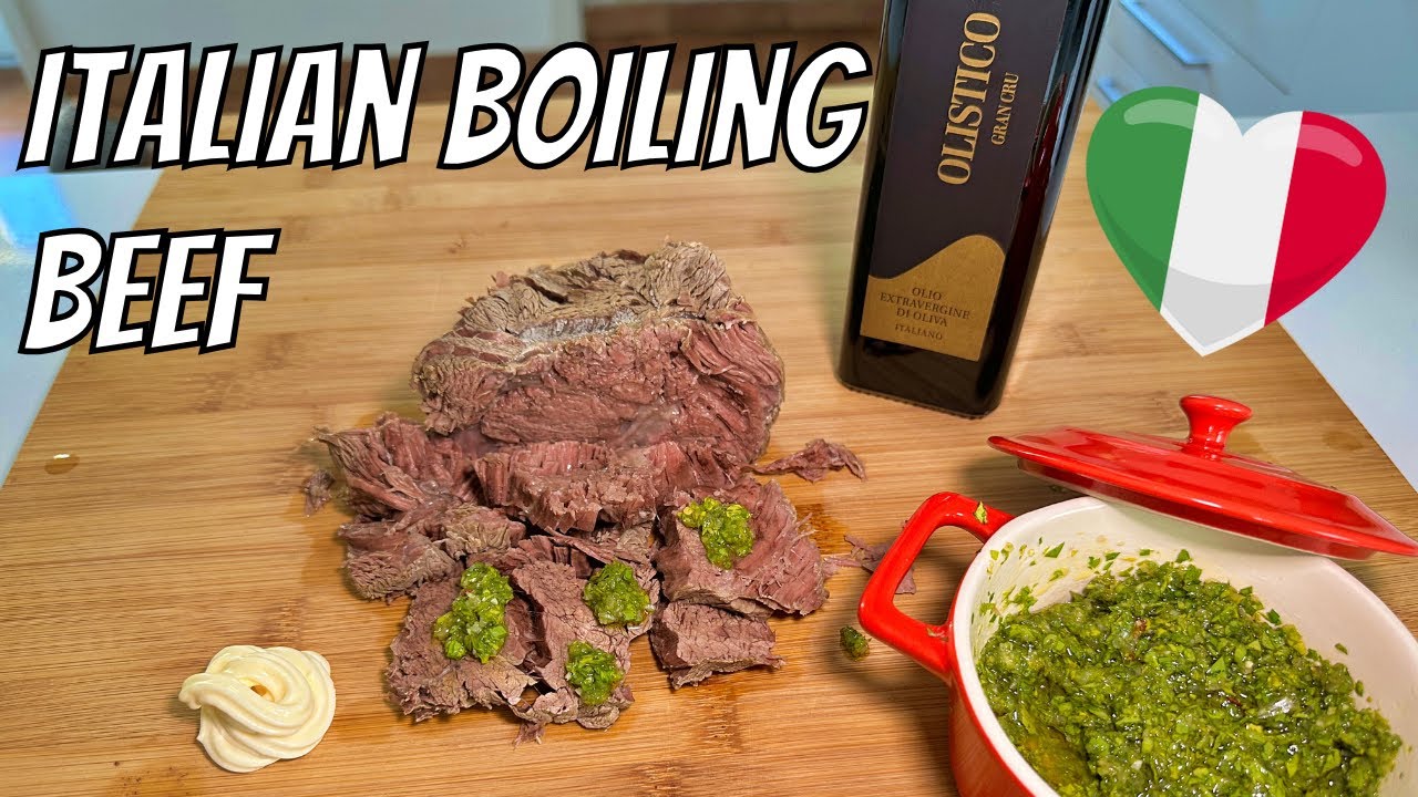 Classic Italian Boiled Beef with Salsa Verde 🇮🇹 | Bollito di Manzo Recipe