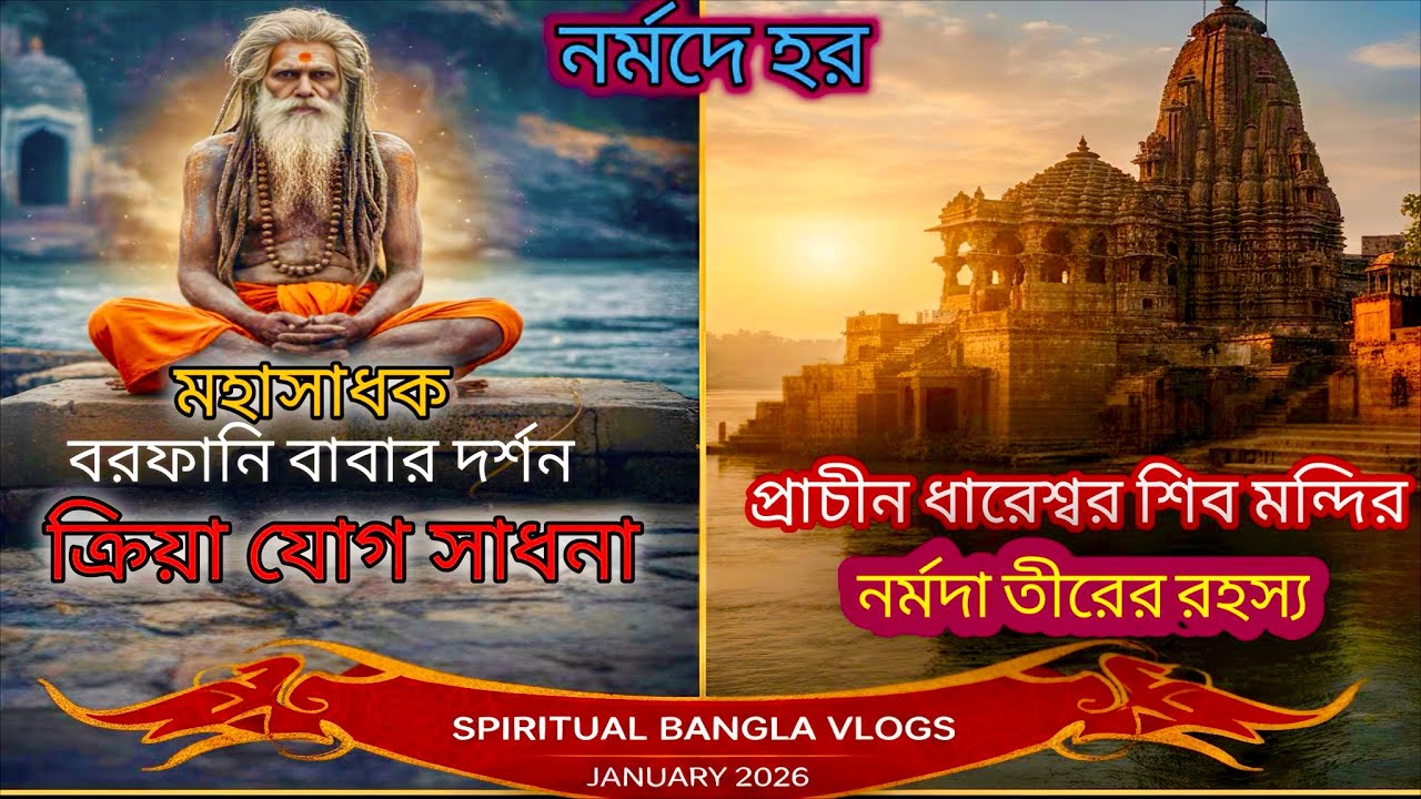 মহাসাধক বরফানি বাবার দর্শন ও নর্মদা তীরের প্রাচীন ধারেশ্বর শিব মন্দিরের ইতিহাস