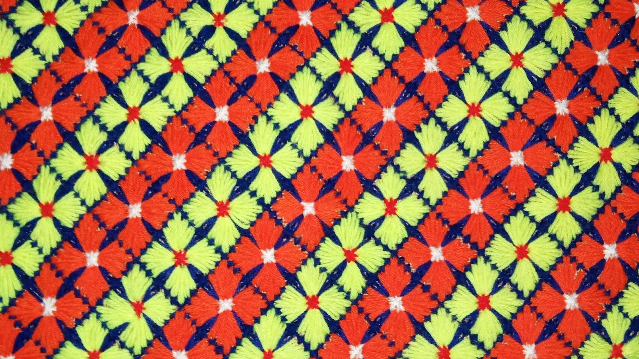 ফুলের ভরাট আসন ডিজাইন, Sitting mat/আসন making idea. Flower Design Vorat ashon. New ason idea.