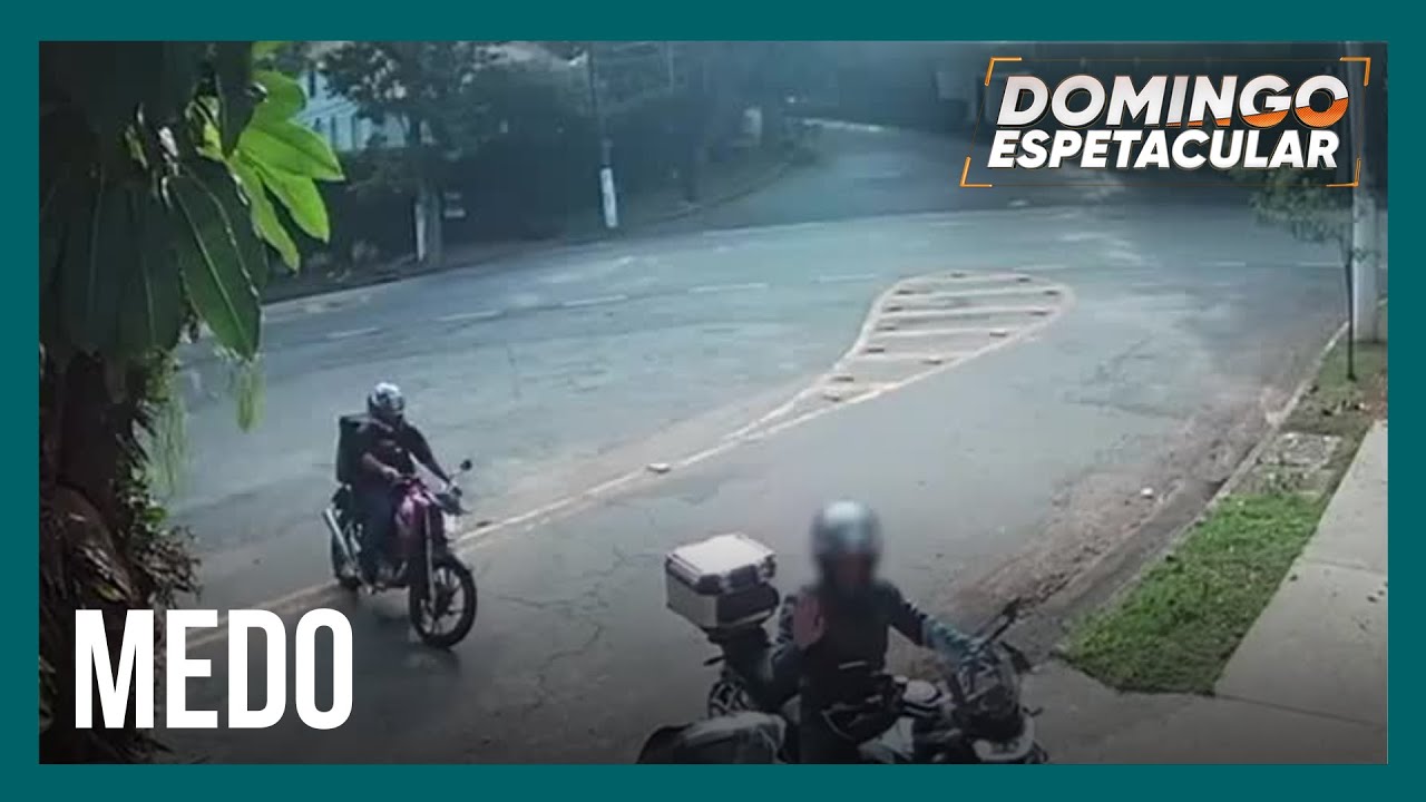 Câmeras registram flagrantes de assaltos nas ruas de São Paulo