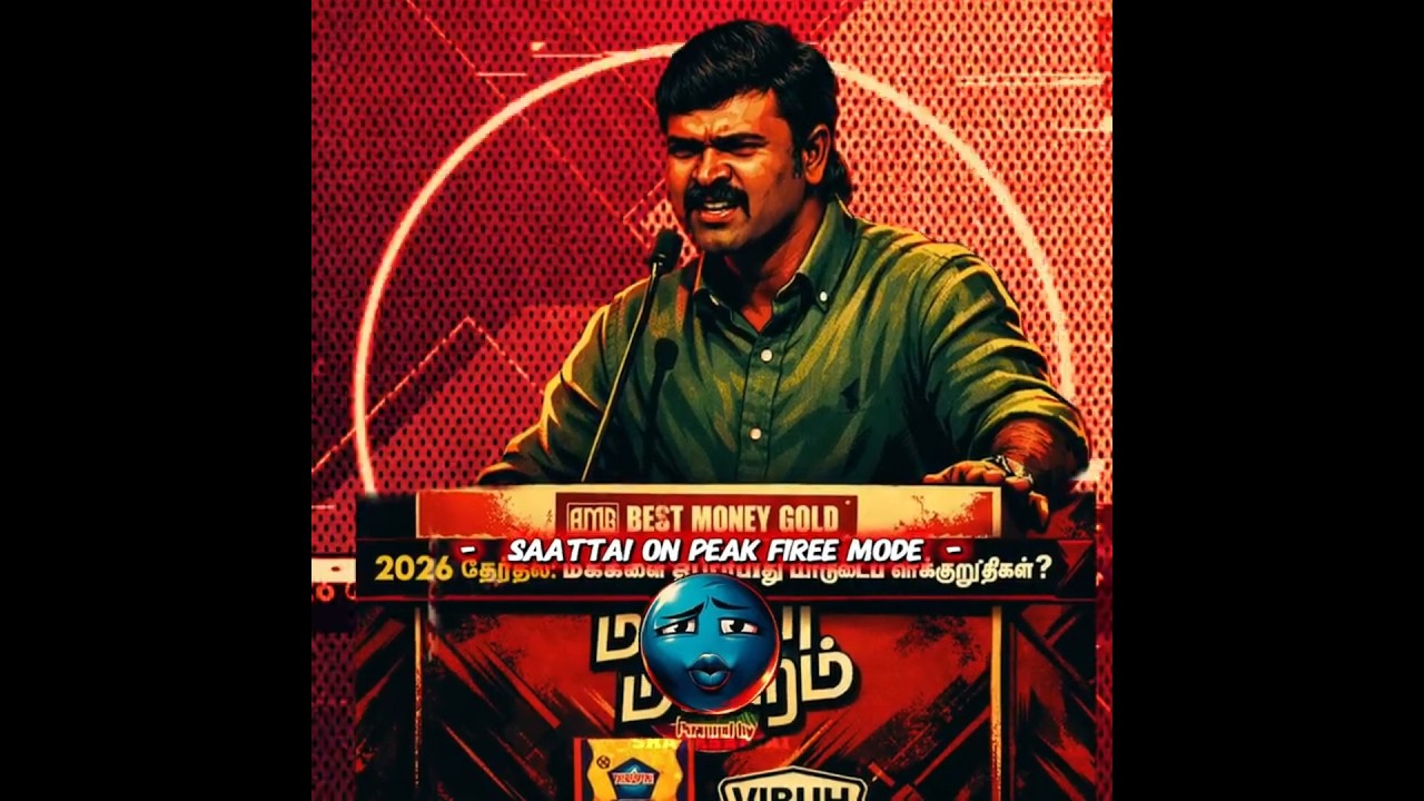 Saattai On Fireee💥☠️📈 | Saattai Duraimurugan | Sentamizhan Seeman | NTK🫶