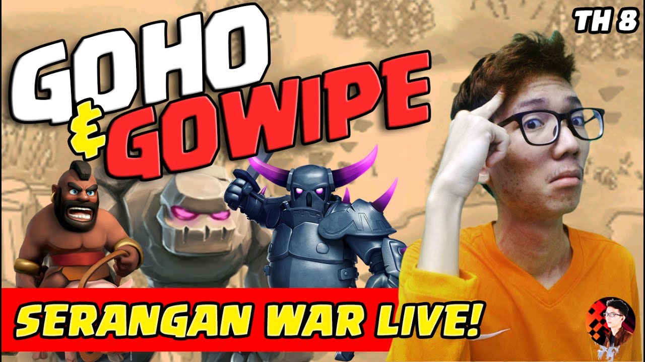 War Live GoWiPe & GoHo - Coc Indonesia