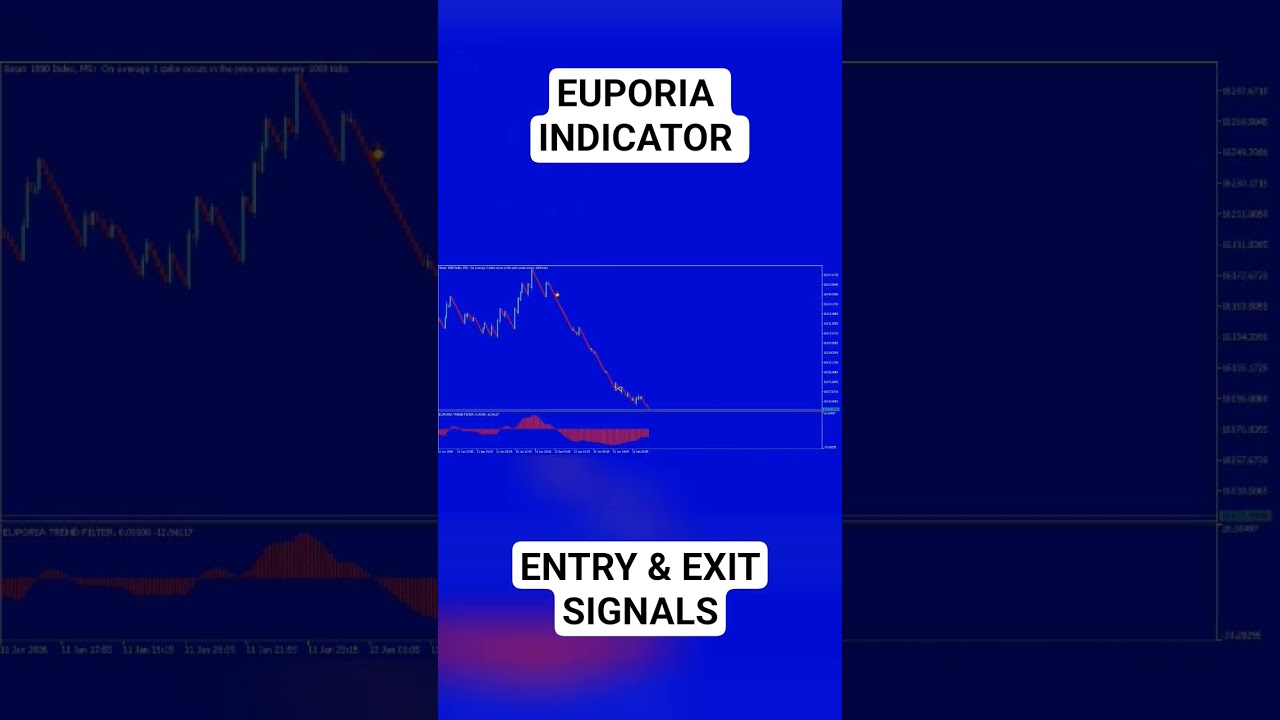 EUPORIA INDICATOR. Entry & EXIT signals. Works on all financial assets. 