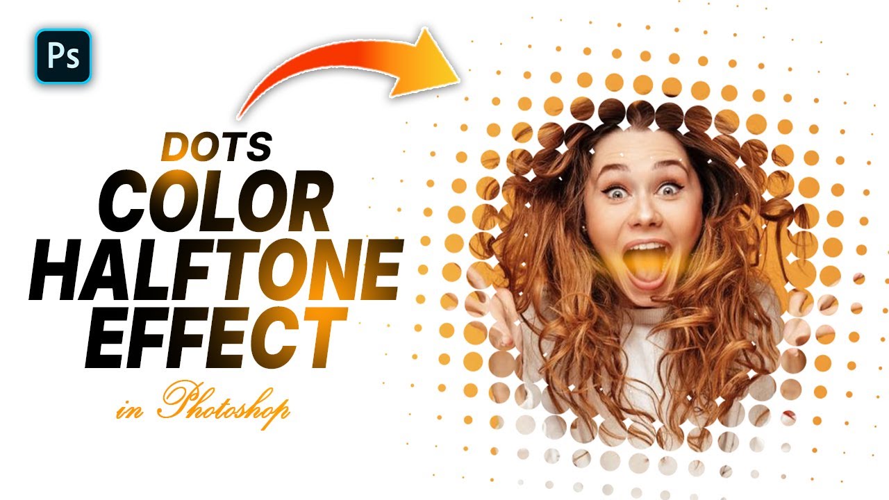 Photoshop Halftone Dots Effect Tutorial | Photoshop Tips 2025