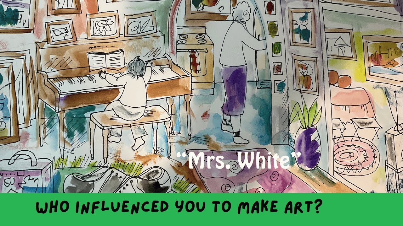 LET ME TELL YOU A STORY WHILE I DRAW AND PAINT