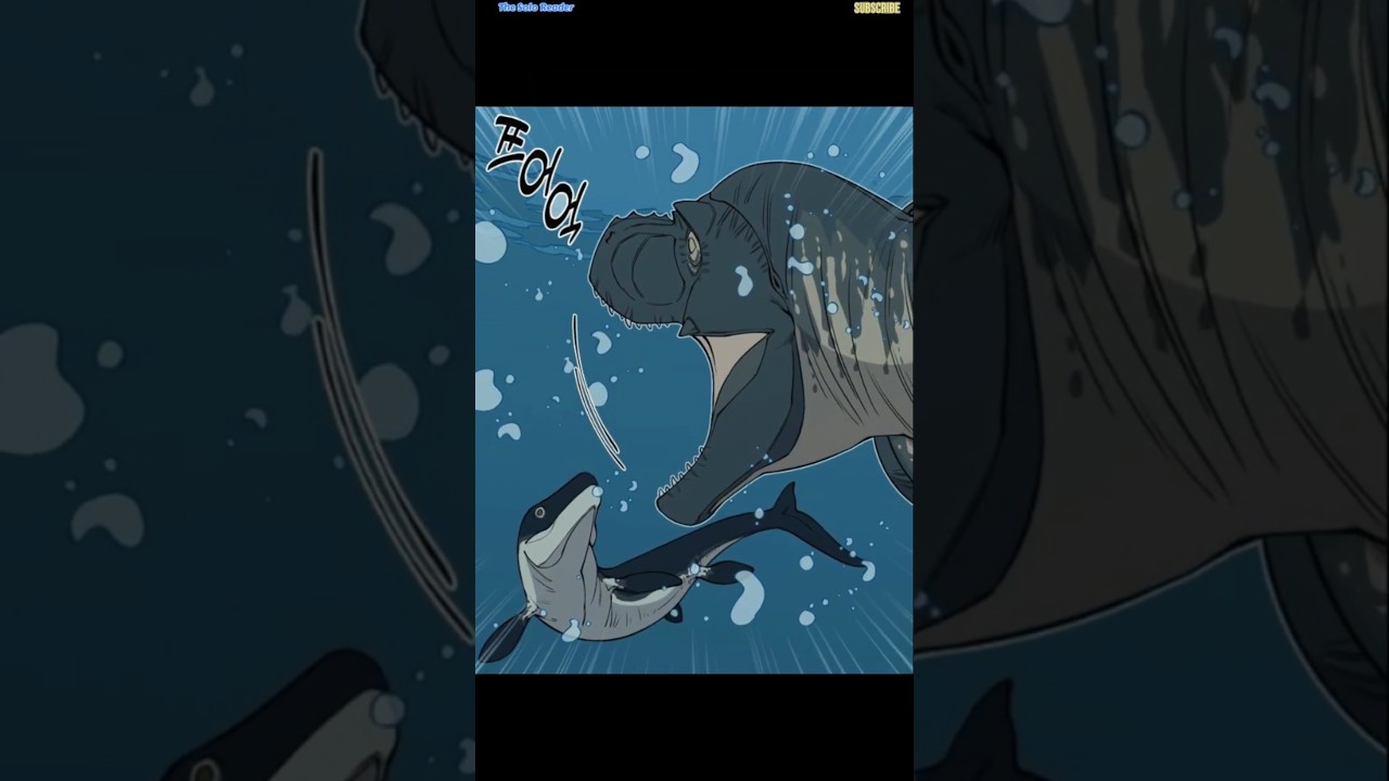 Escape the Island & Seek Real Land 🧐- Ancient Animals #manhwa #webtoon #manga