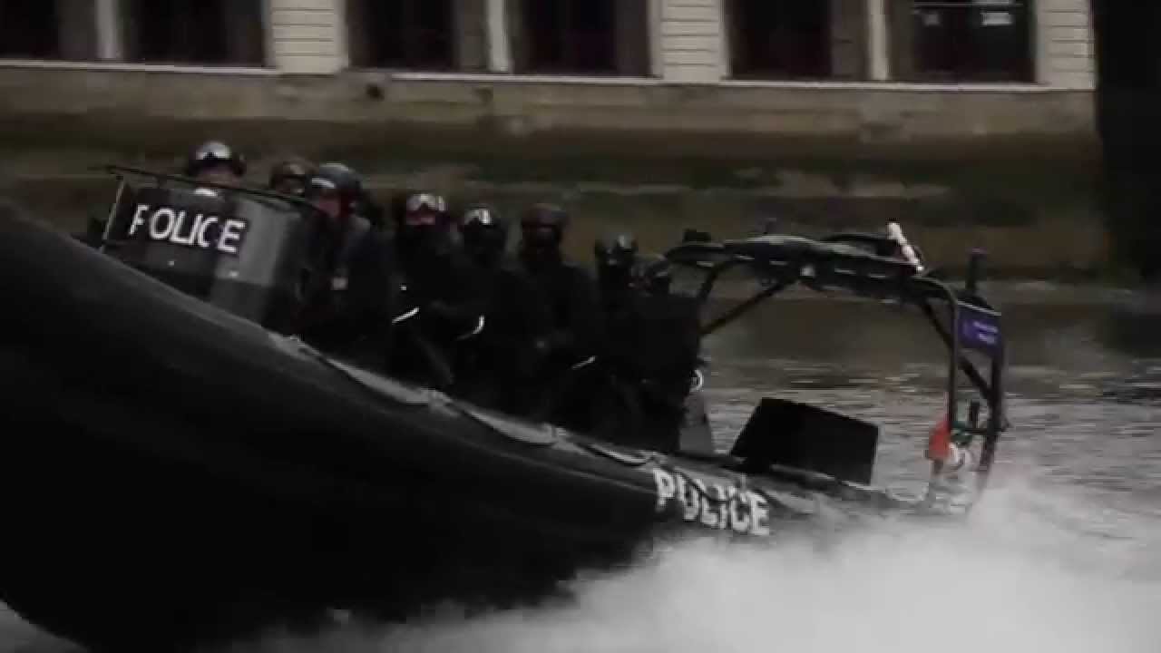 London Police Training Boarding with RHIB  Delta 1000TX