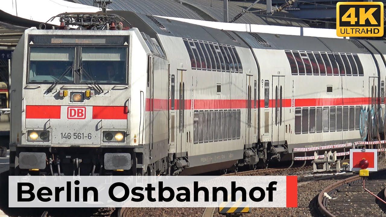 Berlin Ostbahnhof 03.04.2025 - Fernverkehr, Regionalzüge & internationale Züge im Berliner Osten