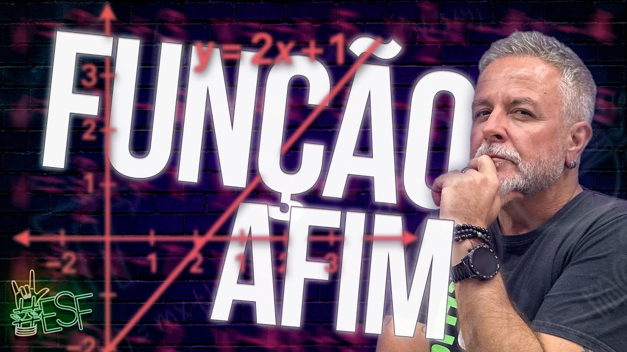 Função Afim: Como Calcular a Equação da Reta com 2 Pontos ( Aula Completa - 1º Grau)