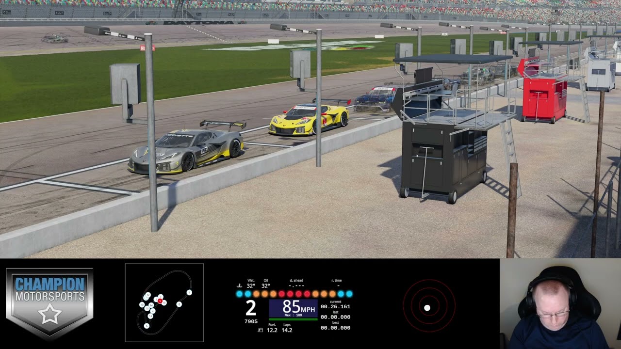 Project Motor Racing Spark Contest at Daytona, Corvette GT3