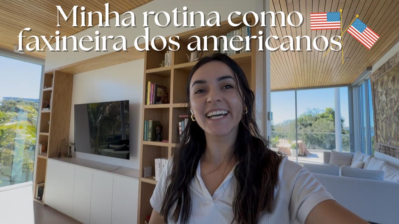 Minha rotina real trabalhando nos EUA | vlog de faxina