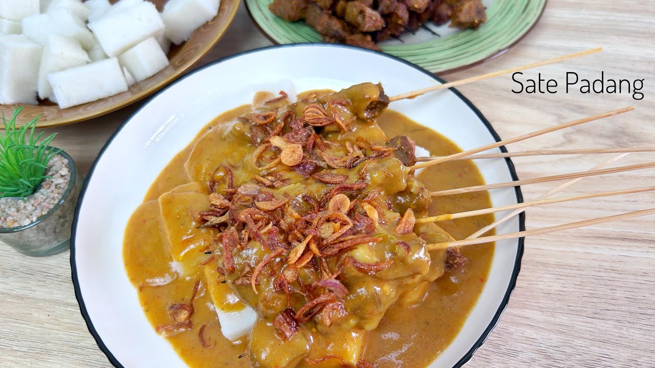 RESEP SATE PADANG - SATE PADANG LIDAH SAPI || Resep Rumahan Rasa Restoran !!!