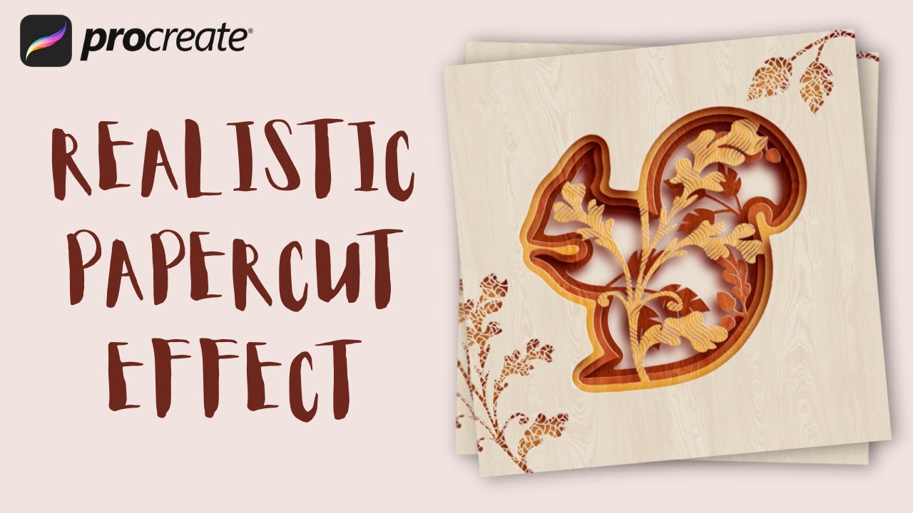 Realistic Cut Paper Effect in Procreate - Step-by-Step Illustration Tutorial