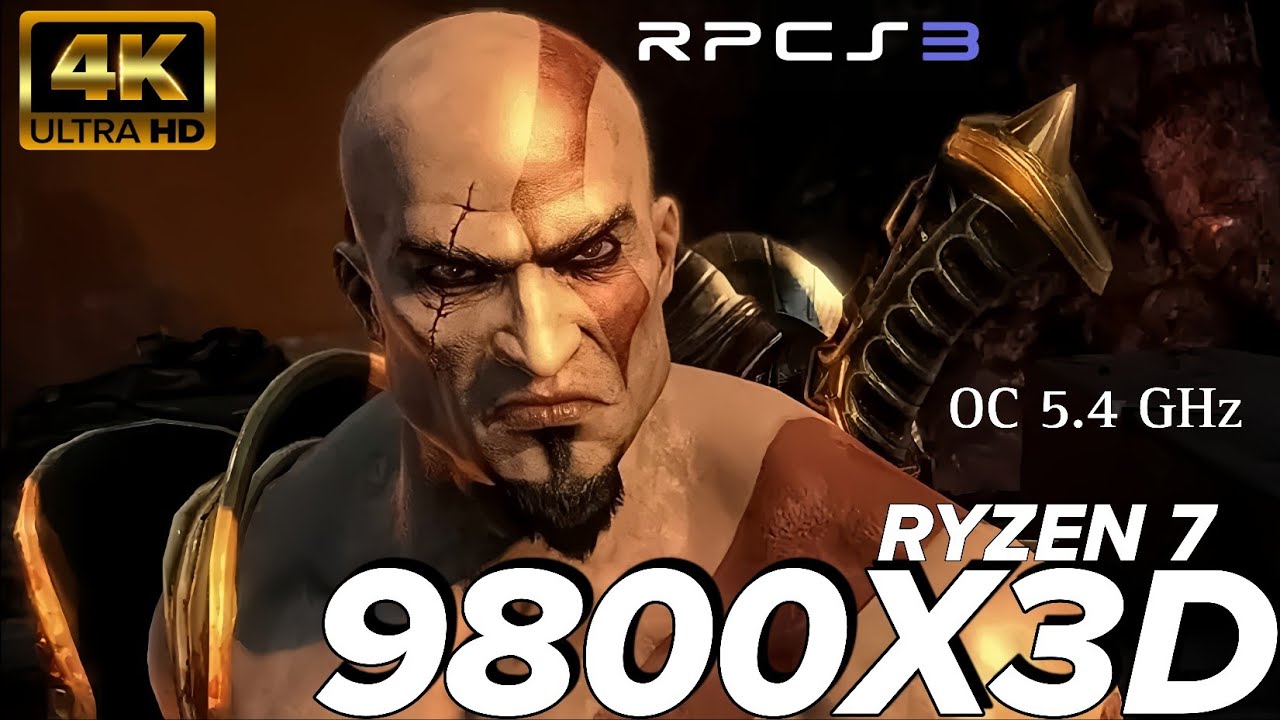 GOD OF WAR 3 RYZEN 7 9800X3D OC 5.4 GHz | 4070 TI S | GRÁFICO MÁXIMO COM RESHADE | GAMEPLAY 4K/60FPS