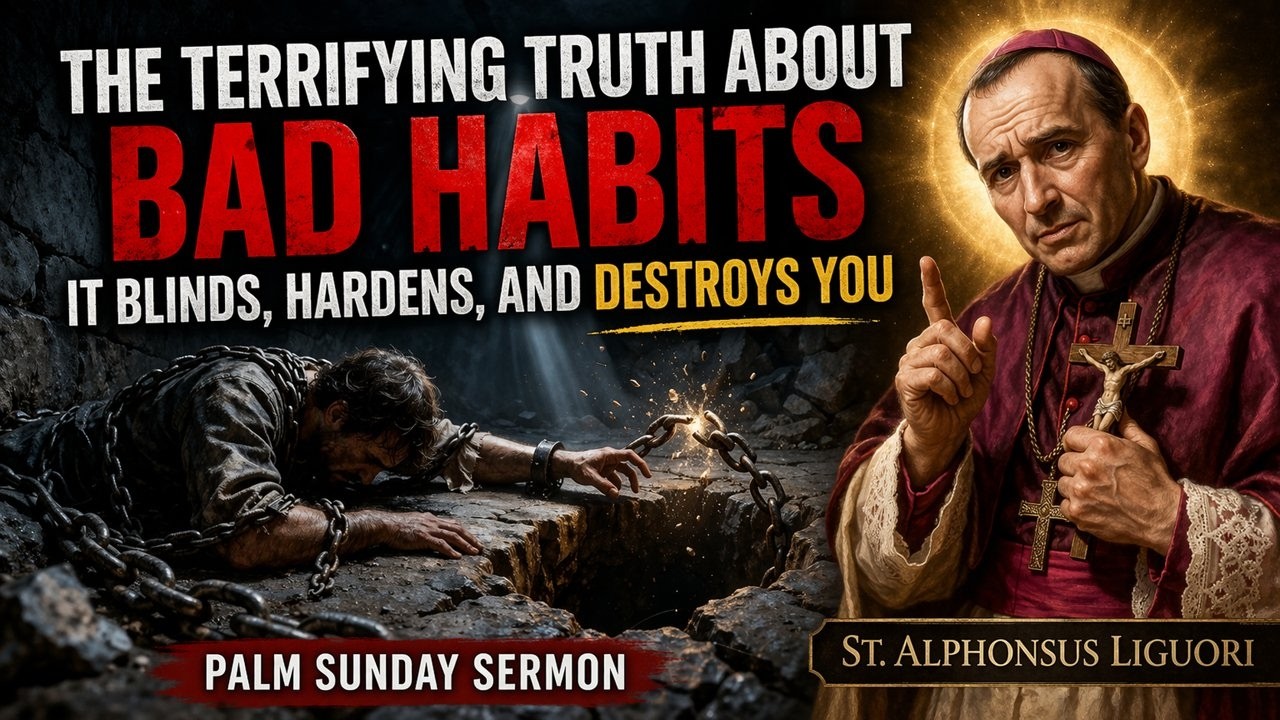 Palm Sunday: On the Evil Effects of Bad Habits ~ St. Alphonsus