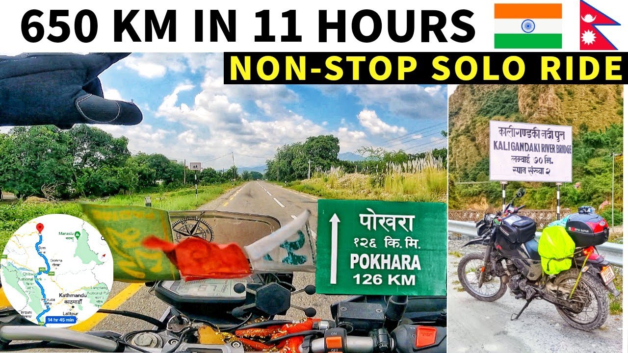 Ep:2 Siliguri To Pokhara 650KM Solo Bike Ride in 12hr | Nepal muktinath ride 🇳🇵