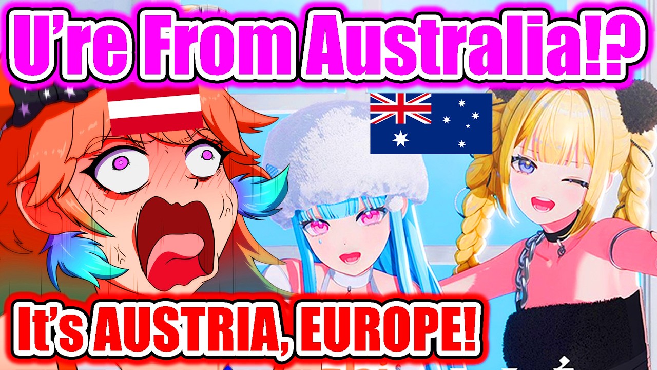 Kiara When These VTuber Said Australia instead of Austria
