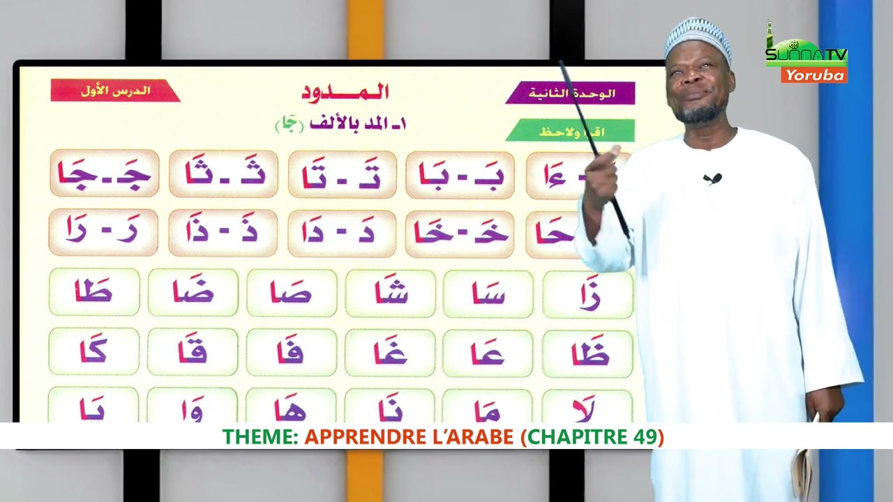 DR ISHAK AKANNI - COURS DE LANGUE ARABE  (CHAPITRE 49)