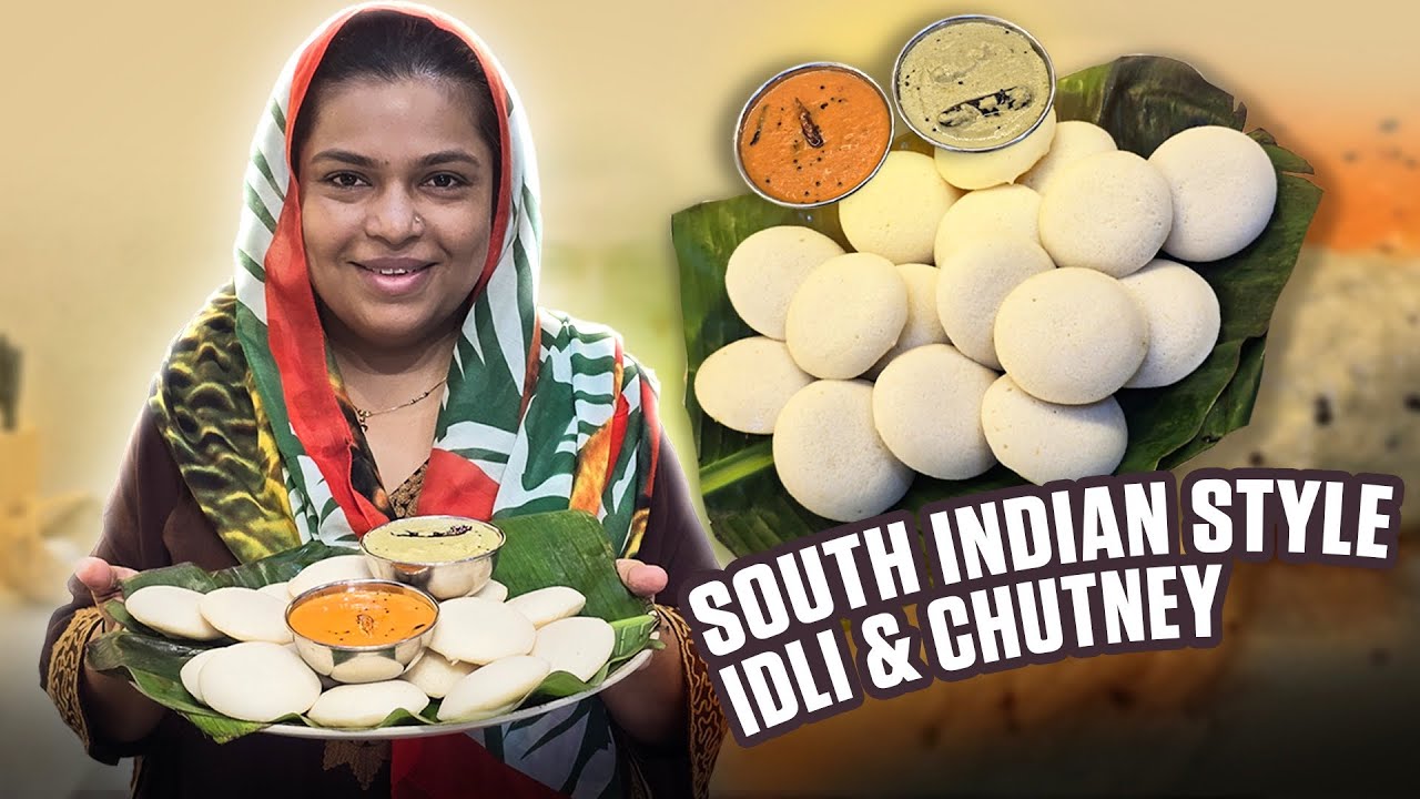 Authentic South Indian Style Idli Chutney | How To Make Idli Batter |Coconut & Tomato Chutney Recipe