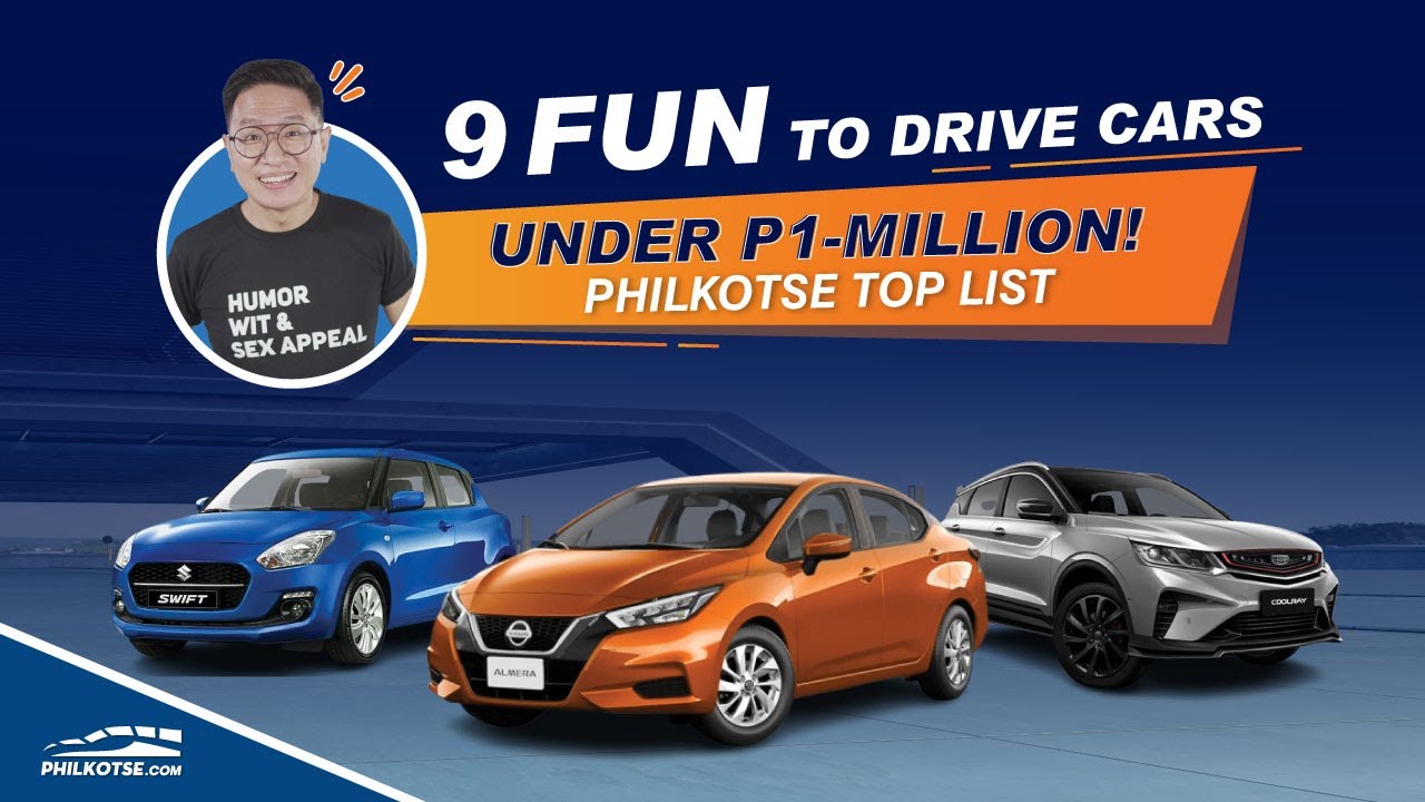9 Fun-to-Drive Affordable Cars Under P1-Million | Philkotse Top List (w/ English Subtitles)
