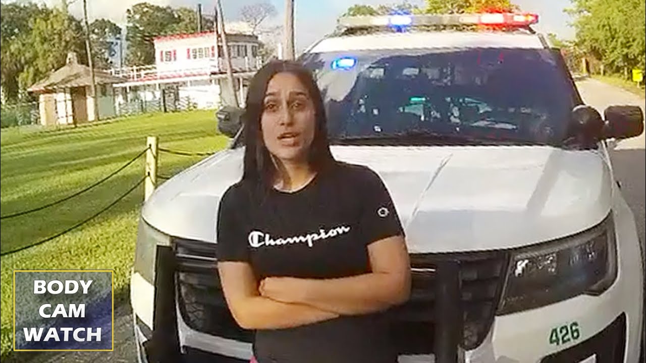 The Moment a Murder Suspect Realizes She's Been Caught