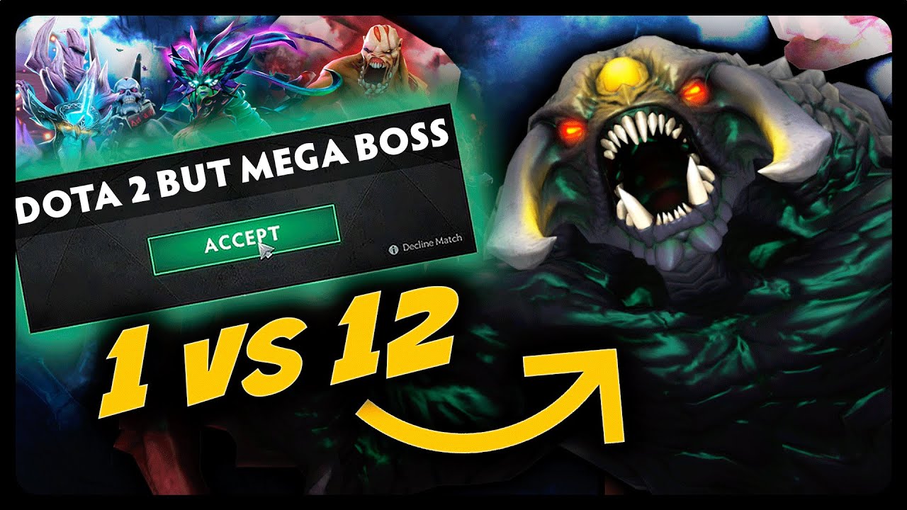 Dota 2 Но я Рошан 1 на 12