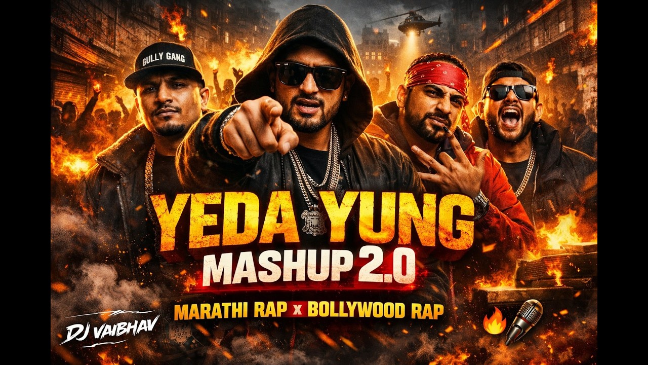 YEDA YUNG MASHUP 2.0 🔥 | Marathi Rap x Bollywood Rap | Gully Rap 2025 | Divine Style Rap/ DJ Rap Mix