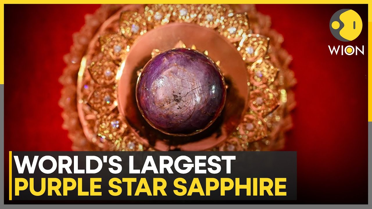Sri Lanka: World's Largest Purple Star Sapphire Unveiled; Rare Gemstone Valued at $300 Million |WION