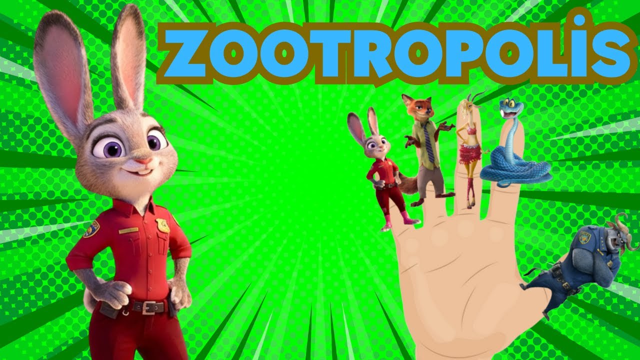 Zootropolis 2 🐰 Finger Family 🦊 Kids Song 🐰 Nursery Ryhmes