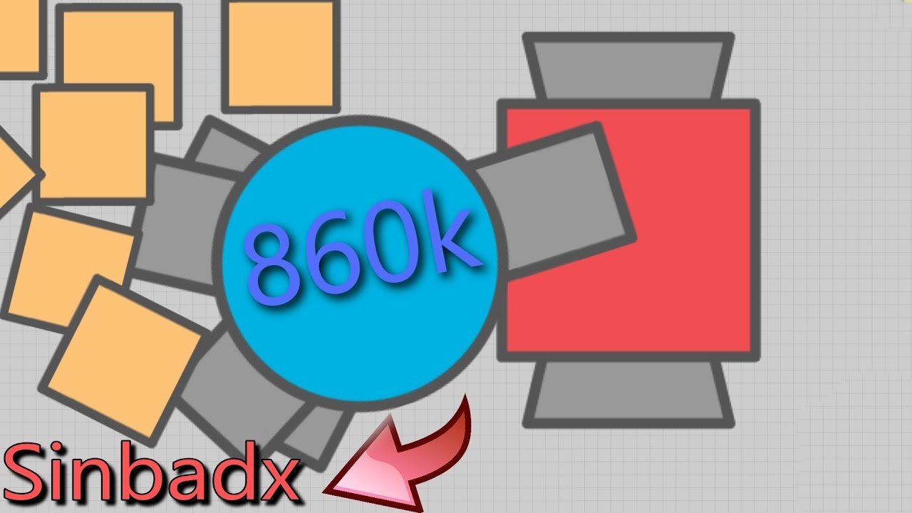 Diep.io УСКОРЯЕТСЯ ВПЕРЁД