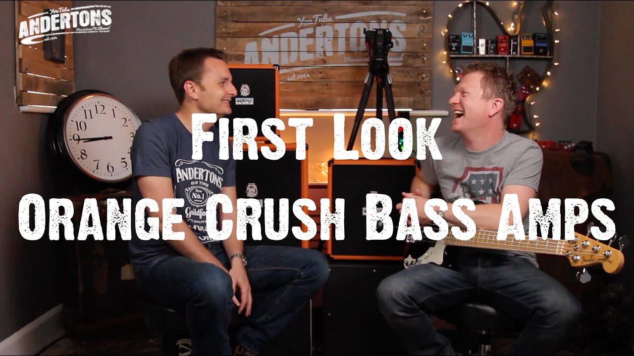 All About The Bass - First Look - Orange Crush Bass Amps