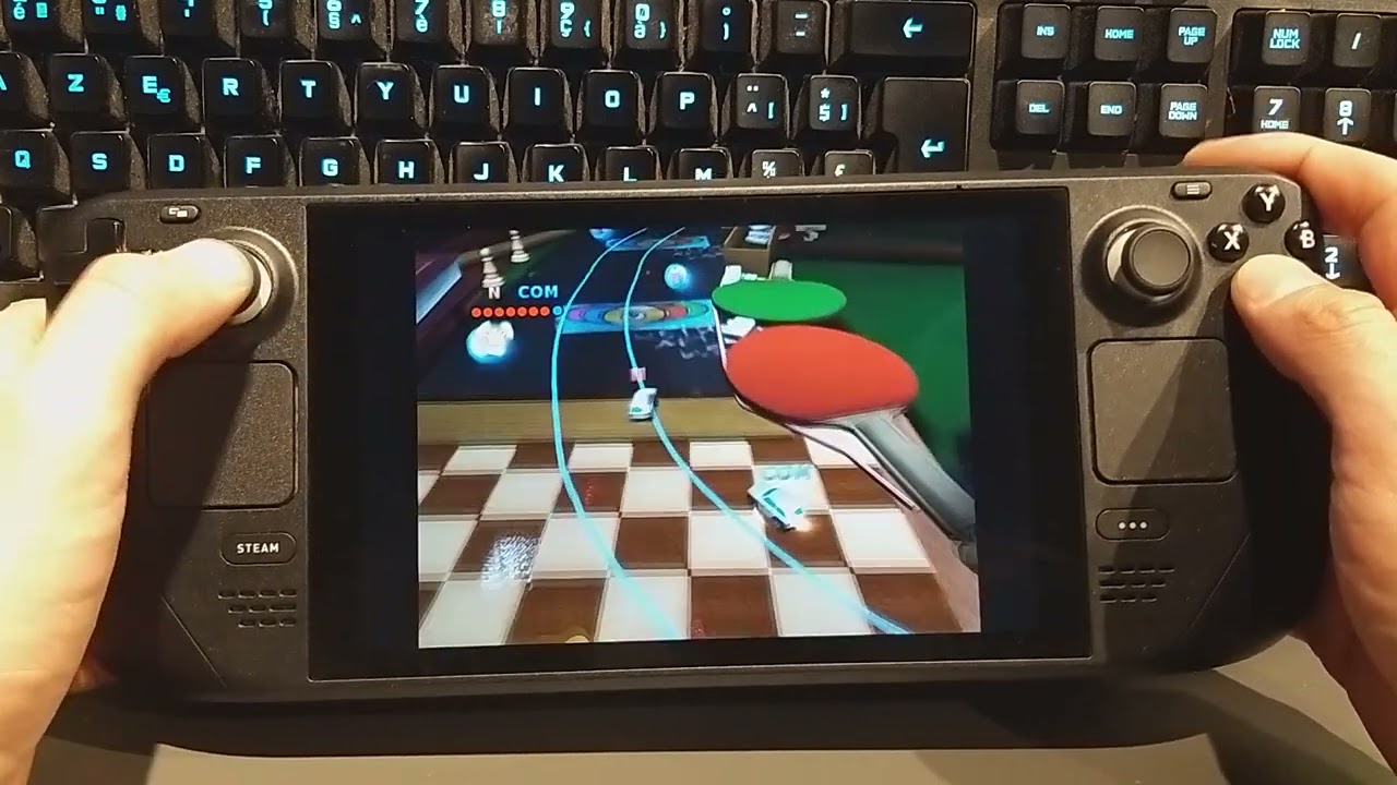 Playing 'Micro Machines V4' From Playstation 2 On a Steam Deck!