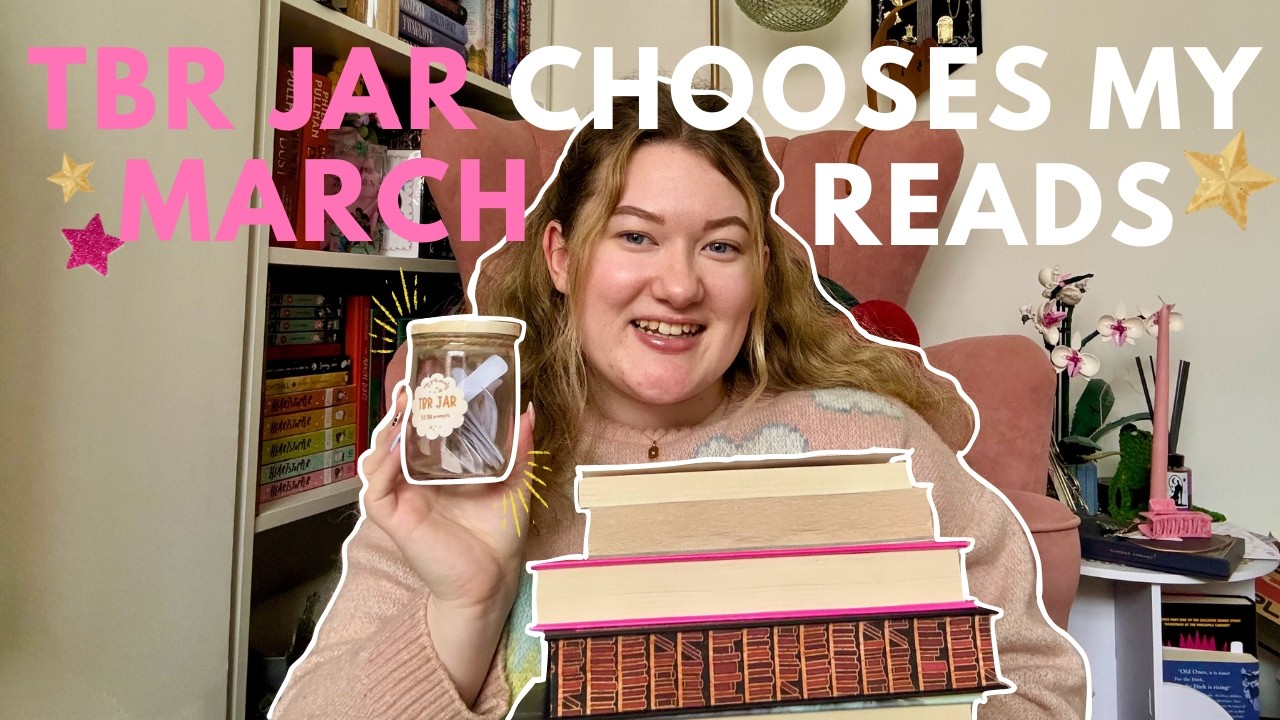 TBR jar chooses my March TBR 🌸 | continuing series, hyped fantasy & more