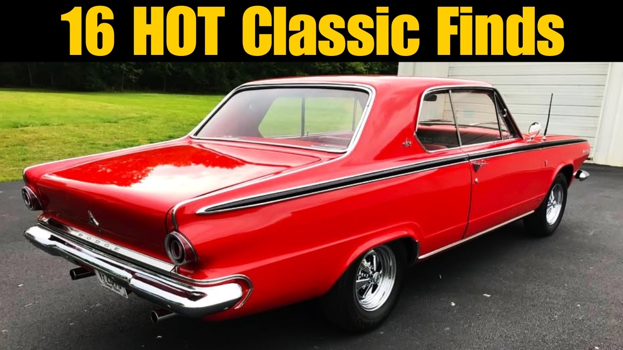 Sweet Beauties: 16 Classic Cars for Sale Under $18,000! For ANY Budget !!