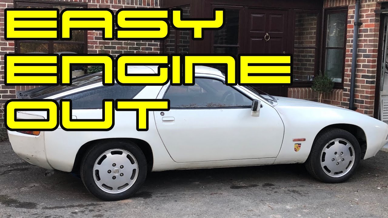 Porsche 928 Episode 4 - How (not) to remove and engine - part 1