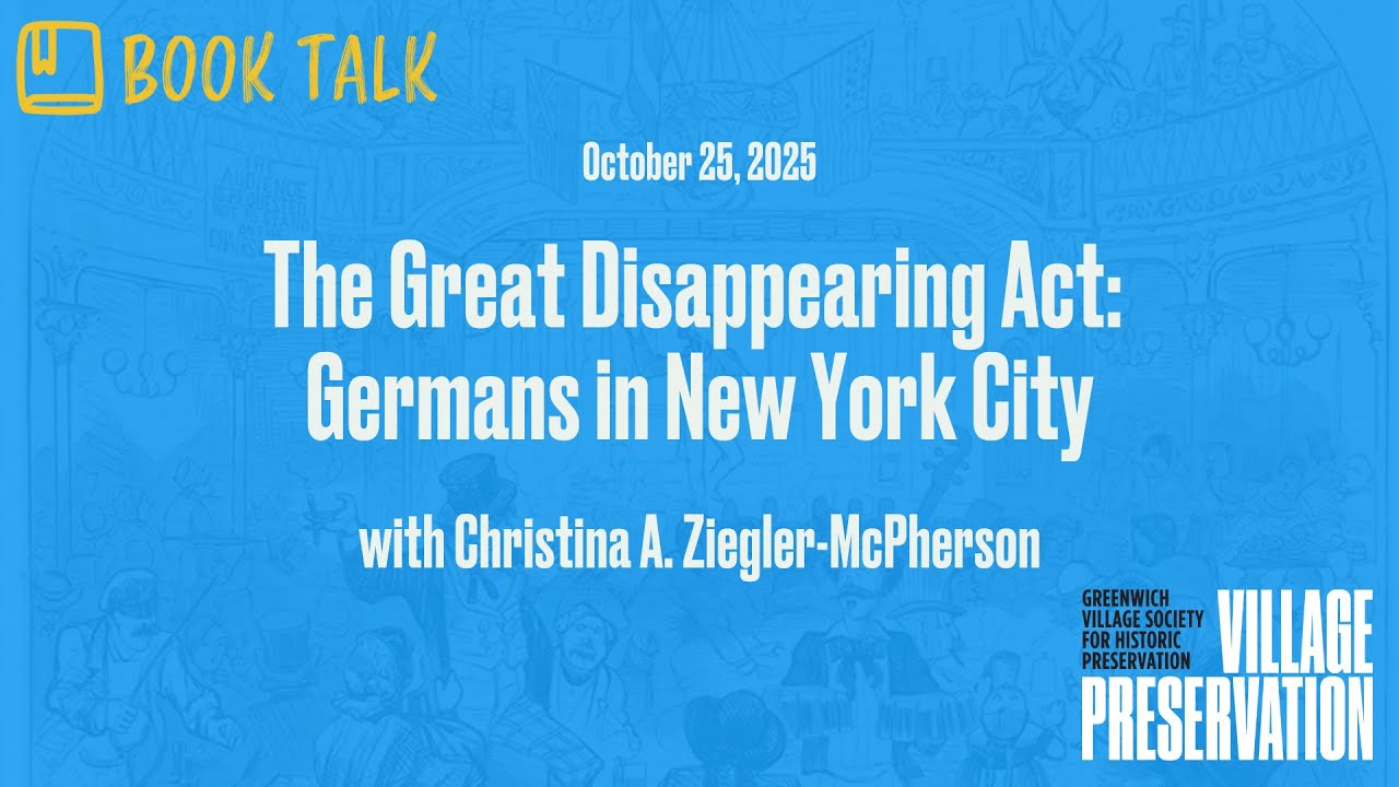 The Great Disappearing Act: Germans in New York City