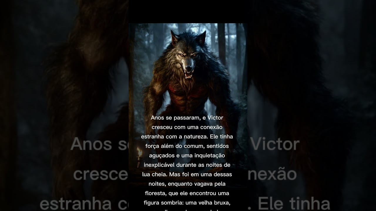Origem sombria do lobisomem #licantropia #lobisome #horror