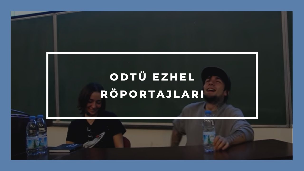 EZHEL'İN EN SEVDİĞİ YEMEK? ODTÜ Ezhel Röportajları -Anlat Hocam!