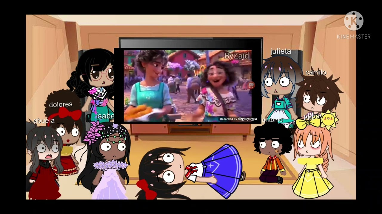 la familia madrigal reacciona a los videos de  Byzaid de encanto parte 1/???