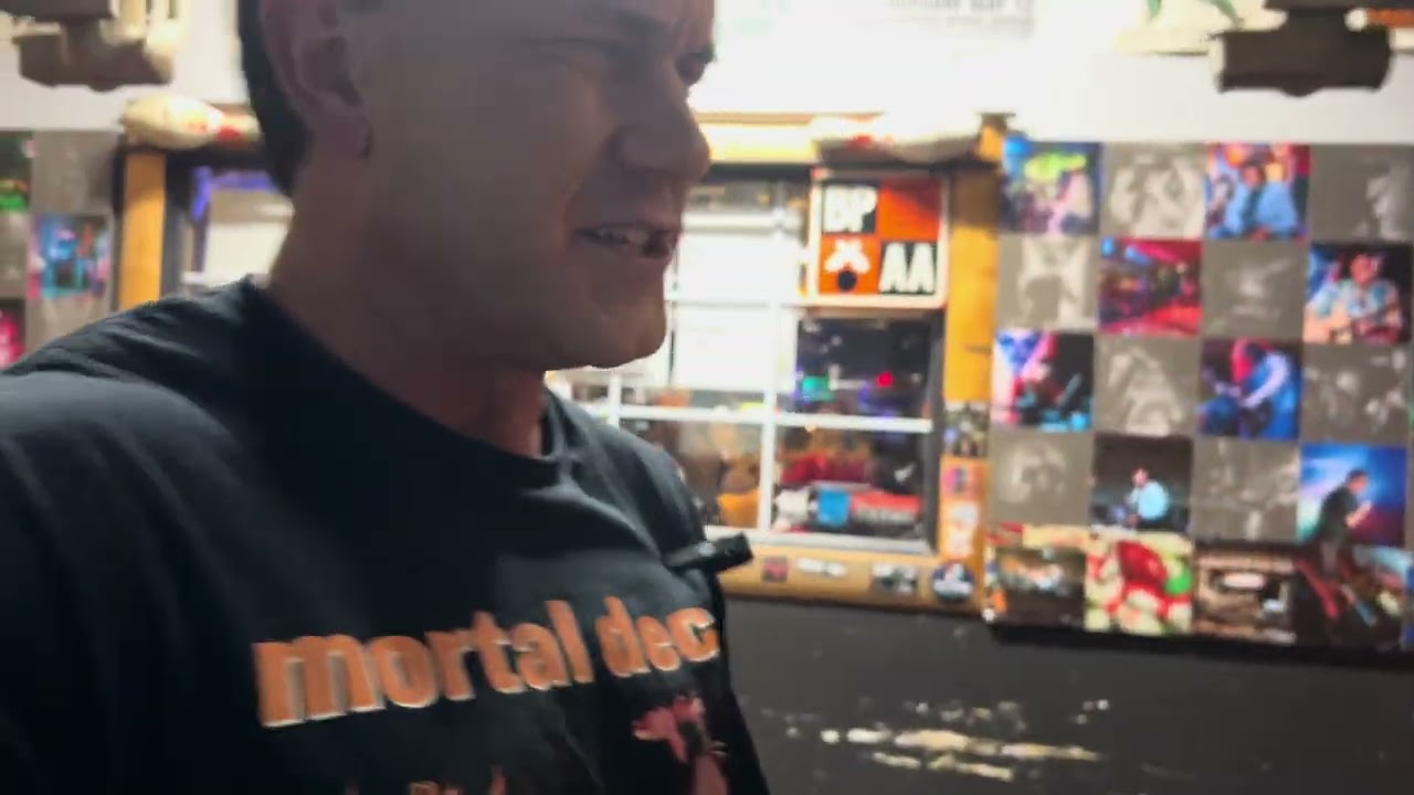 Dead by Dawg tour of the club of where the show is held at Westside Bowel June 21st 2025 bubbles.