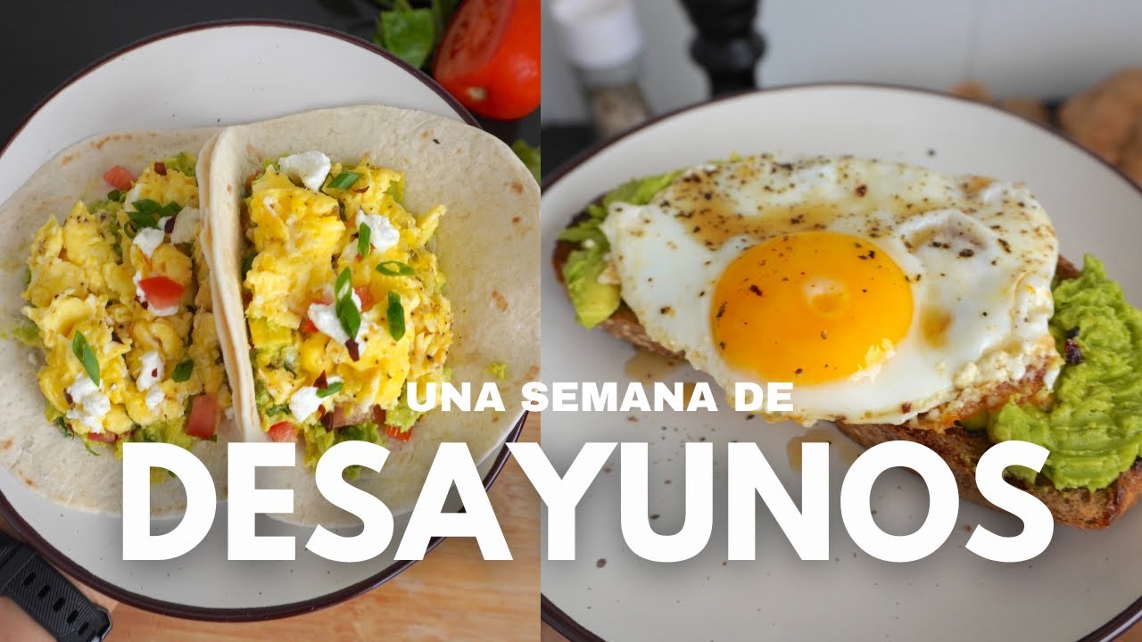 5 Recetas de Desayunos Saludables y Deliciosos que debes probar.